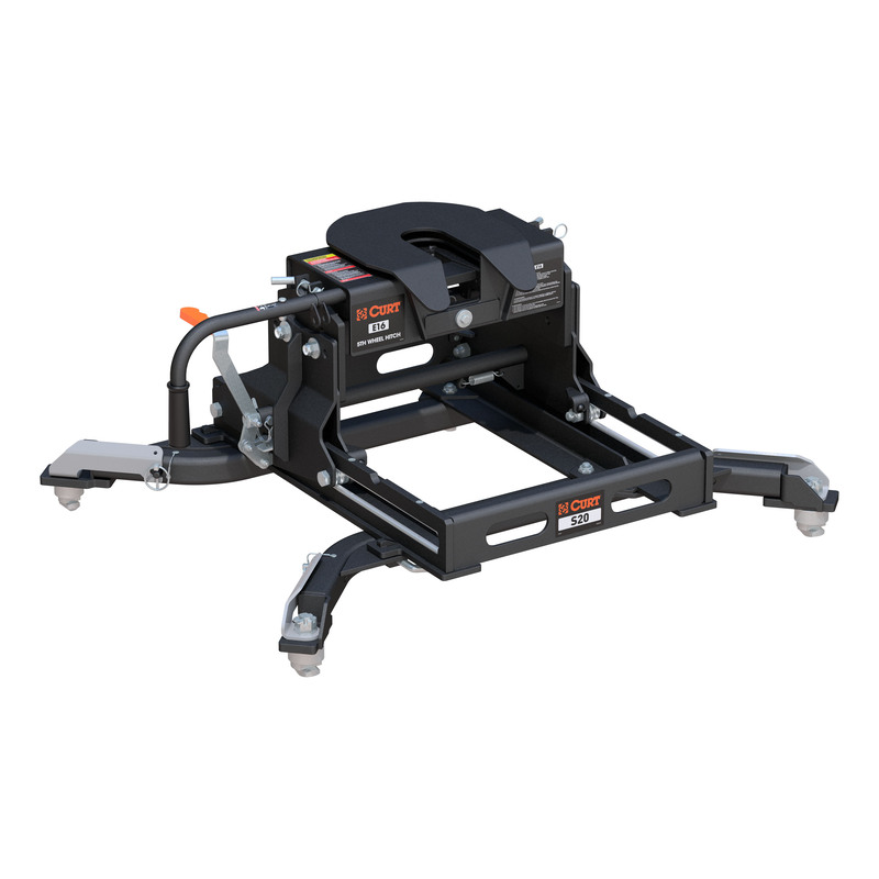 CURT 16694 E16 5th Wheel Slider Hitch, 16,000 lbs, Select Ram 2500, 3500, 6.5-Foot Bed Puck System